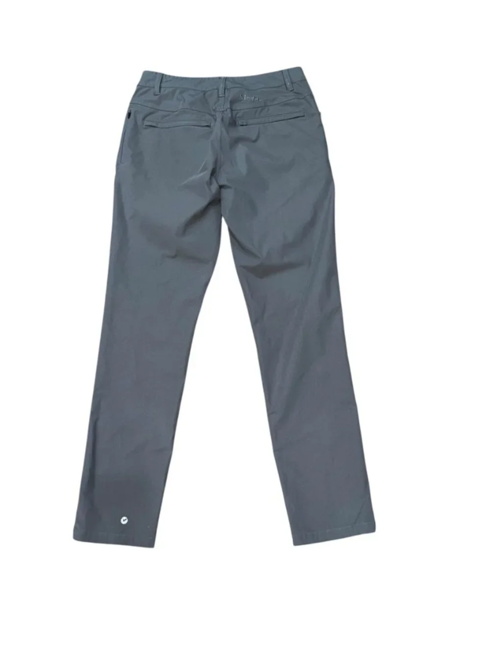 Birddogs Boomstick Golf Chino Pants Grey Size 30 Lined Stretch Slim Fit
